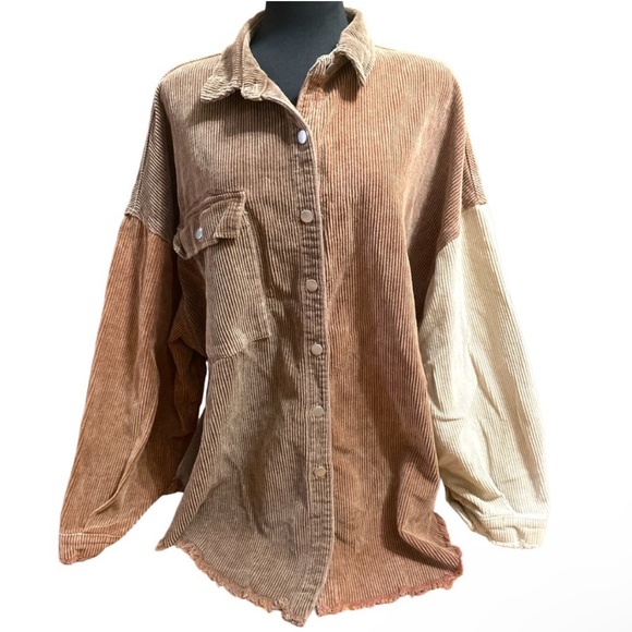 POL Corduroy Shacket - Size Large - Picture 7 of 7